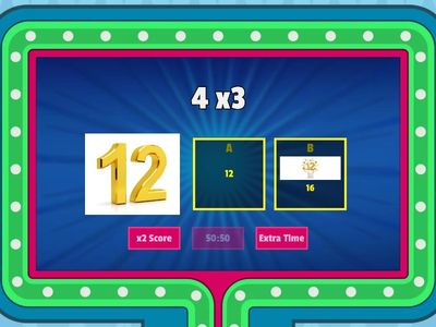 multiplicaciones de 4 y 5