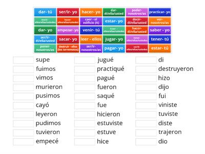 MP1.2d: Matching Preterite Irregulars