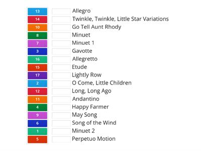 Suzuki Violin Book 1 Song Titles