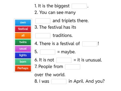 sb 18/19 reading TWINS