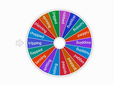 Reading Rev week 11: Doubling Suffix Rule basic word list