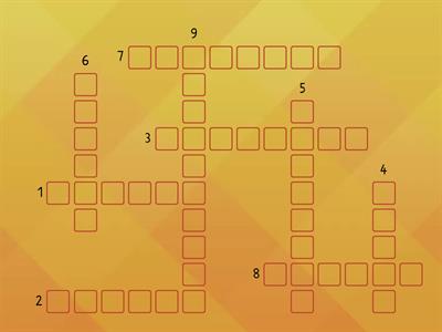 School objects crossword