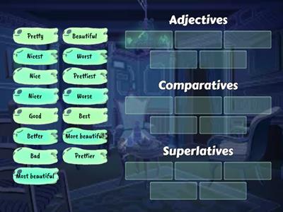 Adjectives, Comparatives, Superlatives