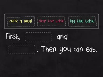 Next Move 3 Unit 6 Household chores