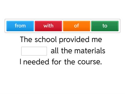 Prepositions ADVANCED