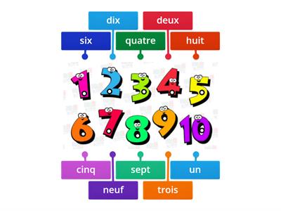 French numbers 1-10