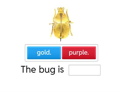 Gold Bug complete the sentence