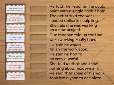 GW 2nd B1 U9 Direct speech and Reported speech