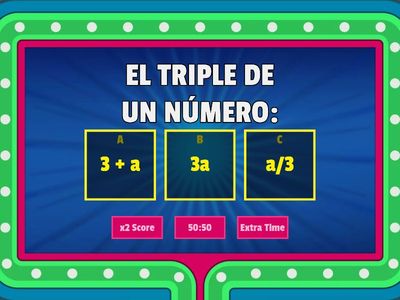  LENGUAJE ALGEBRAICO _ SEGUNDO MEDIO