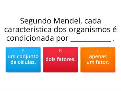 Primeira Lei de Mendel