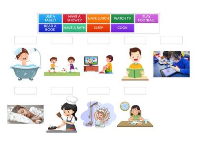 ACTIONS - DAILY ROUTINE 