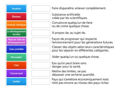 Environnement (plus difficile) 1