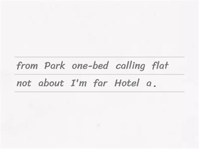 rent a flat_word order