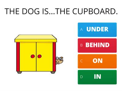 KIDS STARTER - Unit 1 - PREPOSITIONS