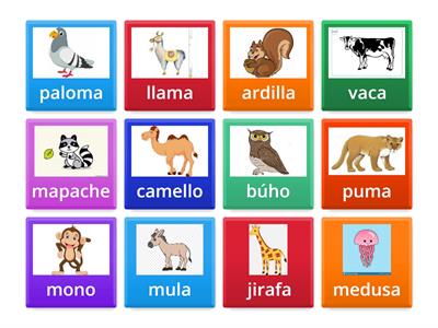 Análisis vocálico animales