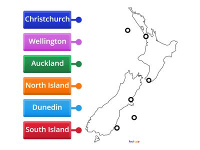  New Zealand map