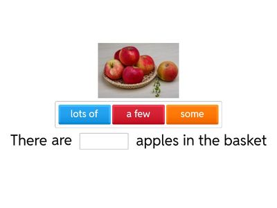 Some, a few, many, lots of, several