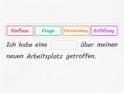 Funktionsverbgefüge üben