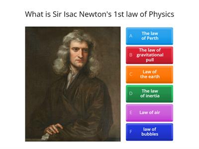 Sir Isac Newton's Physics