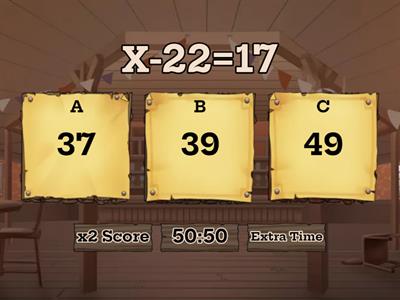 Решение уравнений 