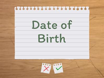 Adult ESL: Form Vocabulary 2