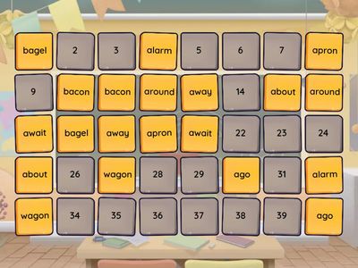 Schwa says /u/ & /i/ matching game