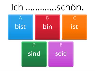 Verb "sein"