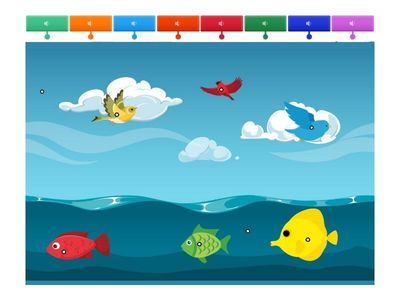 in the sky in the sea