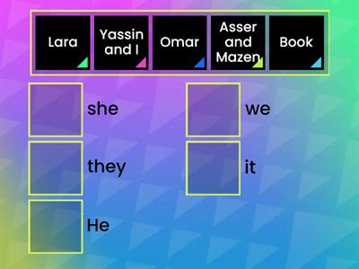 Grade 1 Unit 1 Grammar Game 2 