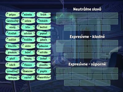 Neutrálne a expresívne slová