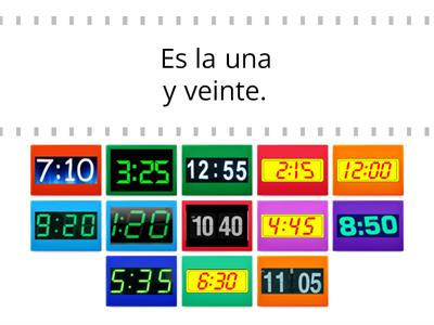 ¿Qué hora es?