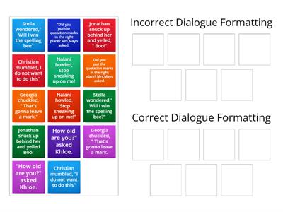 Punctuating Dialogue