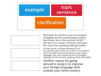 Paragraph structure