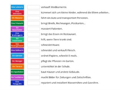 Was macht er/sie? - Berufe