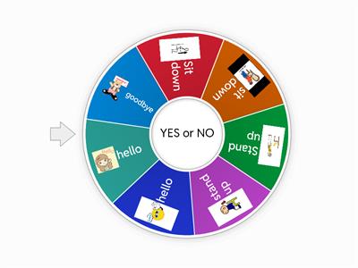 Stand up and Sit down: Spinning Wheel