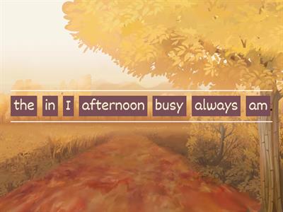 Word Order - Present Simple