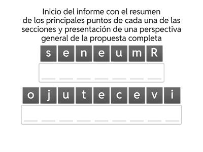 Estructura del informe de investigacion de mercados