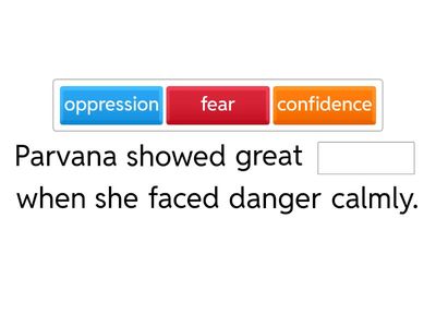 Breadwinner Lesson 16: Fill in the blank