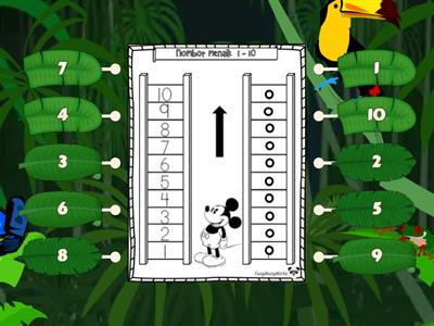 Ascending order 1-10 
