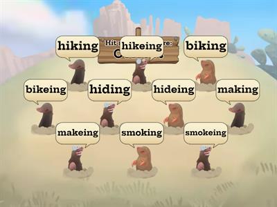 Drop the E Spelling Rule