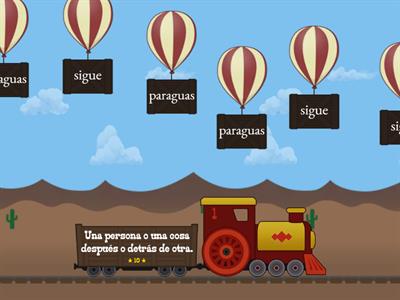 Palabras con gua y gue