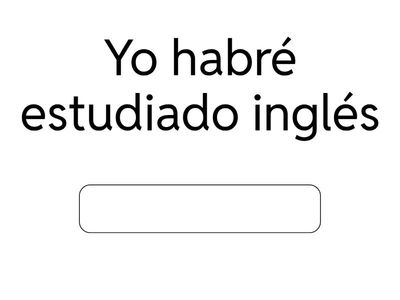 PERFECTOS Tiempos verbales