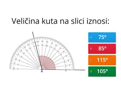 KRATKA PROVJERA ZNANJA-DUŽINA, PRAVAC, KUT 