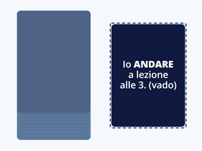 verbi regolari e irregolari-presente