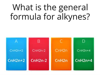 Alkynes Pre-test