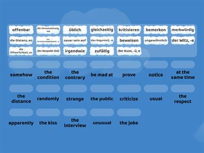 B1 L5 b Deutsch - Englisch