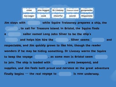 Treasure Island - ch. 7-9