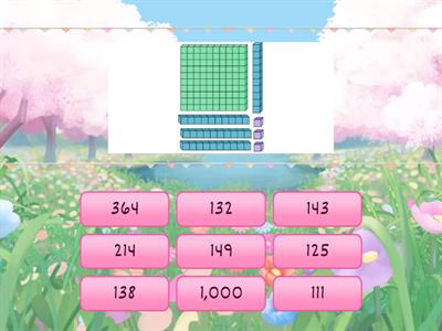 Counting Base 10 Blocks - 100 10 1