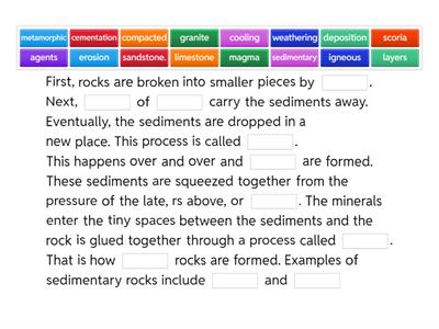 Formation of Sedimentary Rocks