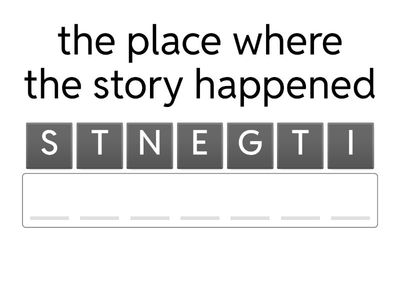 Stage 4 (Adventures) Vocabulary 